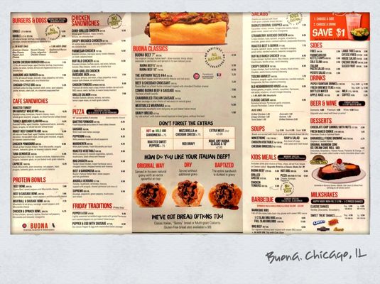 Menu photo 4 Buona Chicago, IL