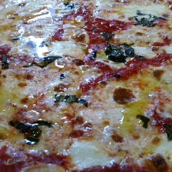Basil Brick Oven Pizza - Overly cheesy.. - Pizza Near Me - Astoria, New York Basil Brick Oven Pizza - Overly cheesy.. - Pizza Near Me - Astoria, New York