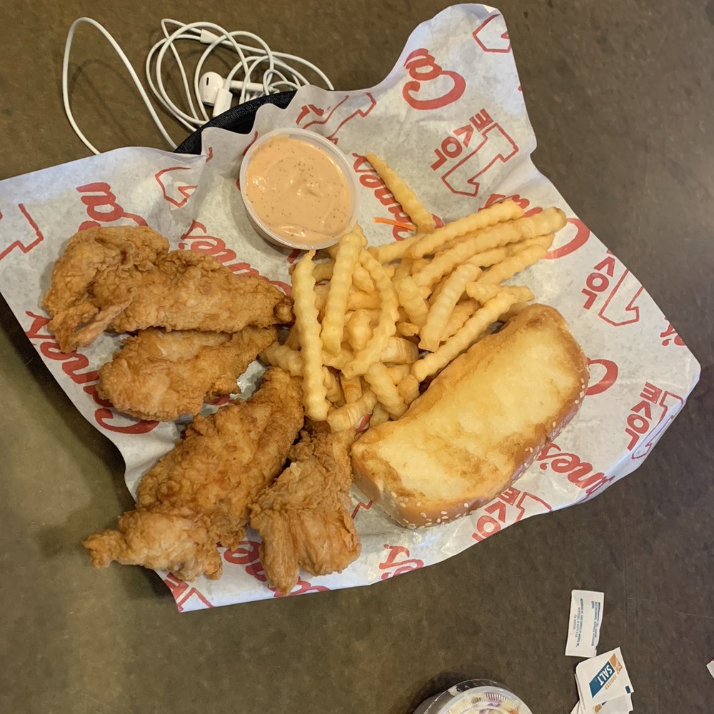 Raising Cane's Chicken Fingers - Raising Canes chicken with fries and Coleslaw - Fast Food Near Me - Mesa, Arizona Raising Cane's Chicken Fingers - Raising Canes chicken with fries and Coleslaw - Fast Food Near Me - Mesa, Arizona