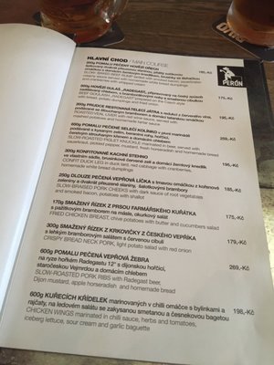 Menu photo 2 Café Perón Prague, PR Menu photo 2 Café Perón Prague, PR