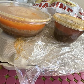 Saigon Hoa Pasteur - The sauce to your left is the mlem mlem sauce $4.00 and the ine in the right is saigon hoa sauce $3.99. Mlem mlem is better - Vietnamese Near Me - Lakewood, California