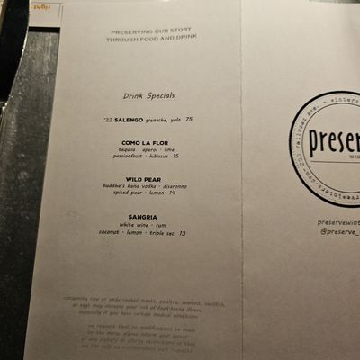 Menu photo 8 Preserve Winters, CA