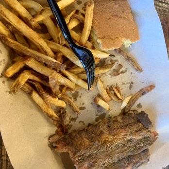 Mission BBQ - Ribs dry rub and fries - Barbeque Near Me - Jacksonville, Florida Mission BBQ - Ribs dry rub and fries - Barbeque Near Me - Jacksonville, Florida