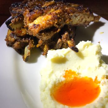 Depot - Lamb ribs with w/ skordalia and cumin oil - awesome - perfectly cooked tender lamb with wonderful flavors - Tapas/Small Plates Near Me - Auckland, AUK
