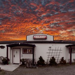White Rabbit - White Rabbit Cannabis medically endorsed retail marijuana store at sunset