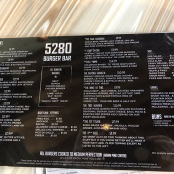 5280 Burger Bar - Menu! - Burgers Near Me - Westminster, Colorado 5280 Burger Bar - Menu! - Burgers Near Me - Westminster, Colorado