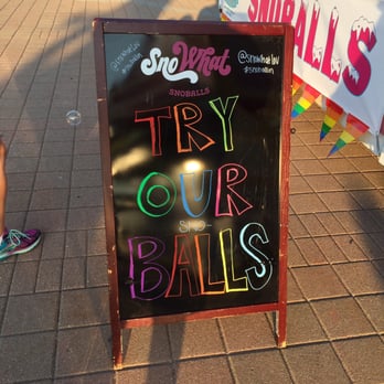 SnoWhat Snoballs - Put their balls in your mouth, you'll thank me later. - Shaved Ice Near Me - Louisville, Kentucky