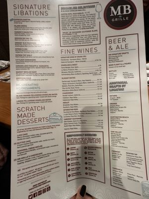 Menu photo 8 MB Grille Simi Valley, CA Menu photo 8 MB Grille Simi Valley, CA