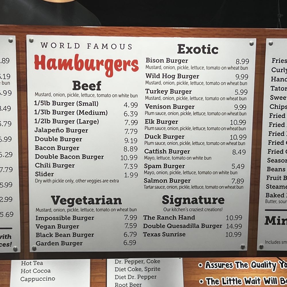 Dairy Palace - Interesting burger options! - Burgers Near Me - Canton, Texas Dairy Palace - Interesting burger options! - Burgers Near Me - Canton, Texas