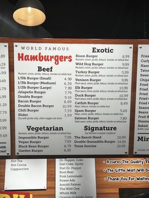 Photo of Dairy Palace - Canton, TX, US. Interesting burger options!