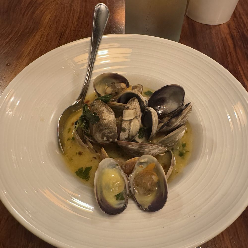 Bravas Bar de Tapas - Steamed Clams in Cava with Garlic, Parsley, Chili Flakes - Spanish Near Me - Healdsburg, California