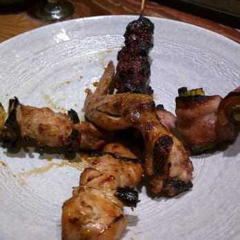 Tokio - Yakitori chefs choice. Chicken breast, thigh, wing, liver, and bacon wrapped asparagus. The thigh and asparagus were the best. - Ramen Near Me - Denver, Colorado Tokio - Yakitori chefs choice. Chicken breast, thigh, wing, liver, and bacon wrapped asparagus. The thigh and asparagus were the best. - Ramen Near Me - Denver, Colorado