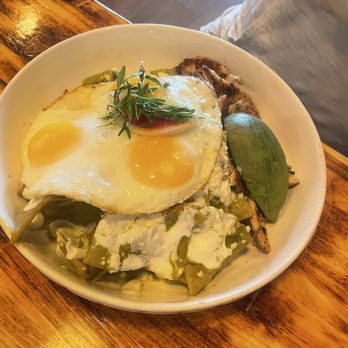 Farmer's Table - Chula Vista - Poblano chilaquiles - New American Near Me - Chula Vista, California