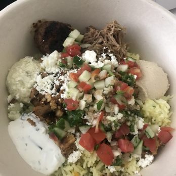 CAVA - Grain bowl with saffron rice & various toppings - Mediterranean Near Me - Austin, Texas CAVA - Grain bowl with saffron rice & various toppings - Mediterranean Near Me - Austin, Texas