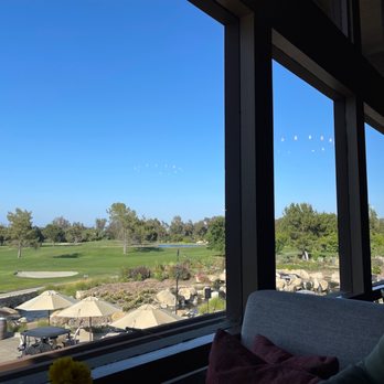 Corkfire Kitchen - Beautiful views of the golf course from the dinner table - New American Near Me - Temecula, California