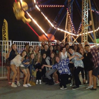 White Rose Limousine - Driven to Balboa Fun Zone on the Luxury 40 person party bus! - Limos Near Me - Orange, California