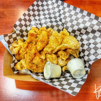 Benjies Munch - Chicharrones with cilantro ranch - Food Trucks Near Me - San Antonio, Texas