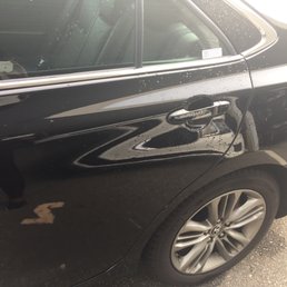 Wet car so can't tell of damages.