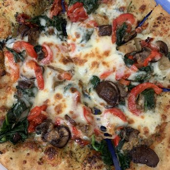 Parma Tavern - Parma's veggie pizza (It comes with red onion but they were great and made it without being I'm not a fan) - Italian Near Me - Buford, Georgia Parma Tavern - Parma's veggie pizza (It comes with red onion but they were great and made it without being I'm not a fan) - Italian Near Me - Buford, Georgia