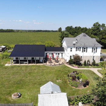 The Destination - B&B & Gathering Room Aerial View - Venues & Event Spaces Near Me - Salem, Indiana