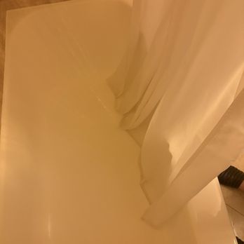Fairmont Dallas - Mold at bottom of shower curtain - Hotels Near Me - Dallas, Texas