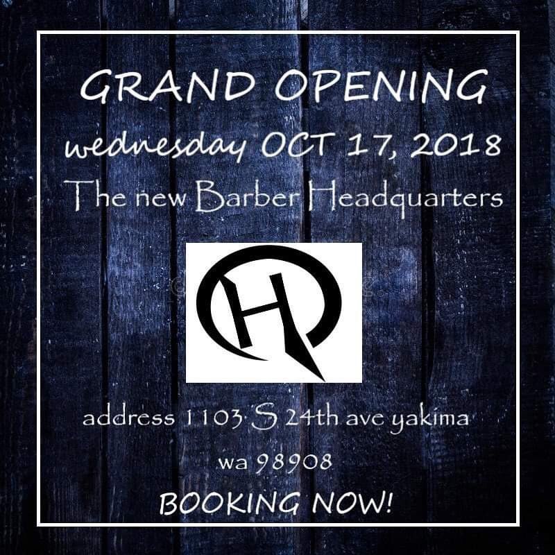 BARBER HQ Updated August 2024 1103 S 24th Ave, Yakima, Washington