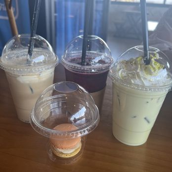 Semicolon Cafe - Tiramisu Latte, Very Berry Smoothie, Pistachio Latte and Early Grey Macaron - Sandwiches Near Me - Chantilly, Virginia Semicolon Cafe - Tiramisu Latte, Very Berry Smoothie, Pistachio Latte and Early Grey Macaron - Sandwiches Near Me - Chantilly, Virginia