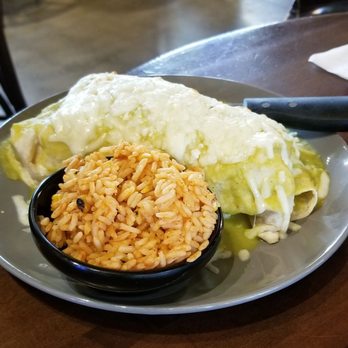 Taco Guild - Chicken burrito with side of rice. Burrito had tons of rice inside so the sauce was not needed. - Bars Near Me - Phoenix, Arizona Taco Guild - Chicken burrito with side of rice. Burrito had tons of rice inside so the sauce was not needed. - Bars Near Me - Phoenix, Arizona