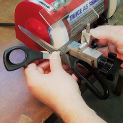 A Razor Edge Precision Sharpening - Fine sewing and craft shears turn out sharper than new
