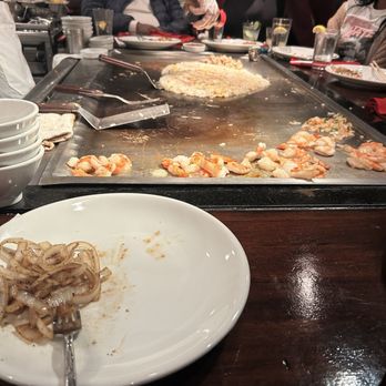 Benihana - A plate of onions, that sat on my plate alone for approximately 30 minutes. - Sushi Bars Near Me - Pennsauken, New Jersey