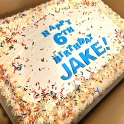 Half sheet cake