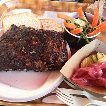 Knights Table Barbecue - 1/2 Slab Ribs & a side of Parmesan Veggies - Barbeque Near Me - Carlsbad, California Knights Table Barbecue - 1/2 Slab Ribs & a side of Parmesan Veggies - Barbeque Near Me - Carlsbad, California