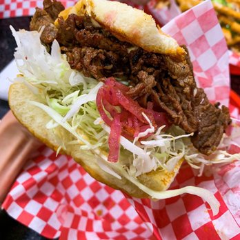 Corner Grille - Kalbi Sandwich (Kalbi burger) - Korean Near Me - Van Nuys, California Corner Grille - Kalbi Sandwich (Kalbi burger) - Korean Near Me - Van Nuys, California