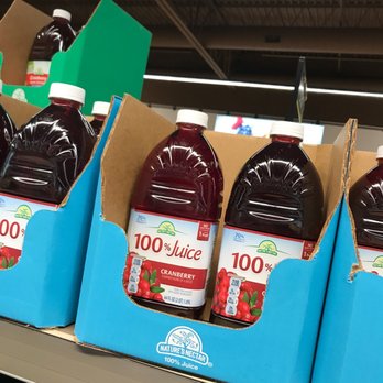 ALDI - a display of a variety of juices - Grocery Near Me - Waukesha, Wisconsin
