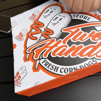 Two Hands Korean Corn Dogs - Nice box - Korean Near Me - Clovis, California