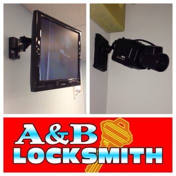 A&B Lock and Security - CCTV camera and wall mounted camera install! Call for a quote on your system today! - Security Systems Near Me A&B Lock and Security - CCTV camera and wall mounted camera install! Call for a quote on your system today! - Security Systems Near Me