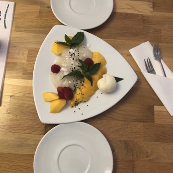 Thai Me Up - The Mango dessert! It was so good!!! Definitely worth it - Thai Near Me - Warsaw, MZ