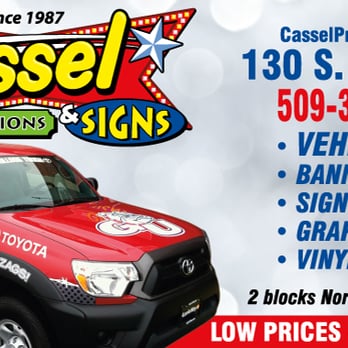 Cassel Promotions & Signs - Cassel Promotions & Signs - Vehicle Wraps / Signs / Banners - Graphic Design Near Me - Spokane, Washington Cassel Promotions & Signs - Cassel Promotions & Signs - Vehicle Wraps / Signs / Banners - Graphic Design Near Me - Spokane, Washington
