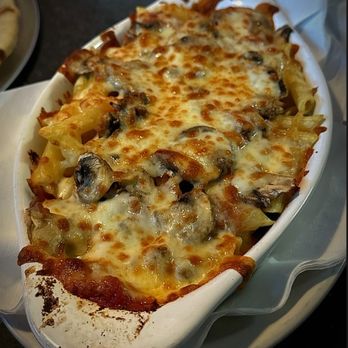 Bearno's Little Sicily - Baked Spaghetti with Mushrooms - Pizza Near Me - Louisville, Kentucky