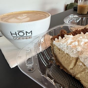 HŌM Coffee - Cappuccino and key lime pie - Bakeries Near Me - Hercules, California