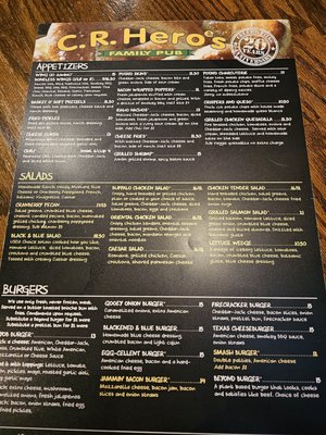 Menu photo 2 CR Hero's Fishers, IN Menu photo 2 CR Hero's Fishers, IN
