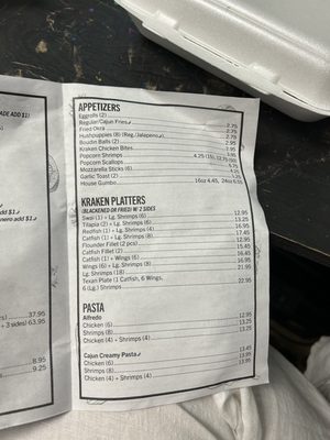 Menu photo 2 Kraken Wing & Seafood Sugar Land, TX