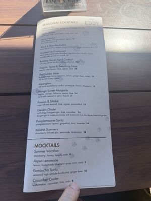 Menu photo 1 The Eddy Golden, CO Menu photo 1 The Eddy Golden, CO