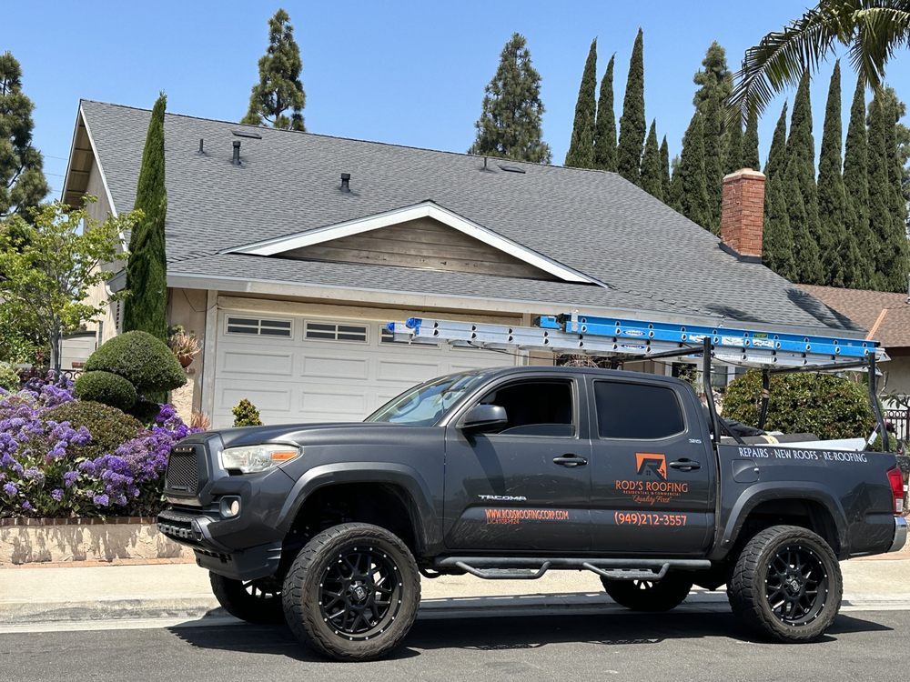 Slide of Rod's Roofing