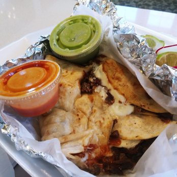 La Salsa Verde Taqueria - Fajita meat gringas (3) - Mexican Near Me - Dallas, Texas