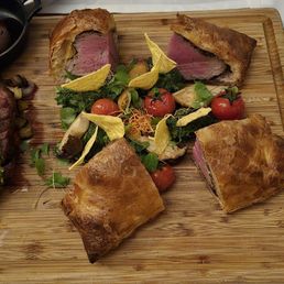 Wellington and pork