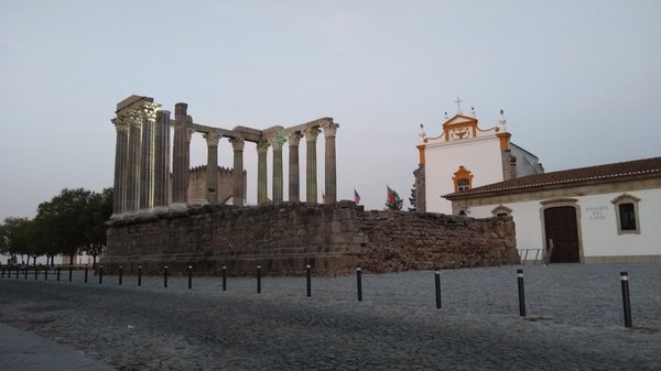 Roman Temple of Évora by null
