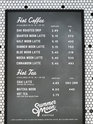 Menu photo 2 Summer Moon Coffee Nassau Bay, TX Menu photo 2 Summer Moon Coffee Nassau Bay, TX