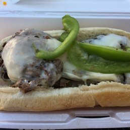 "Godfather" Philly Cheese-steak Sandwich