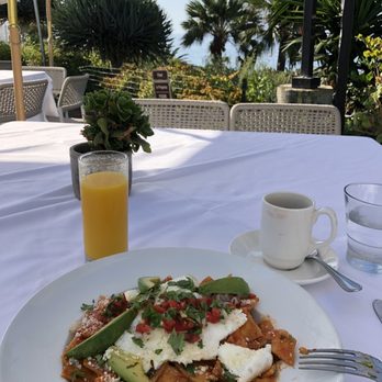 Las Brisas - Chilaquiles with ocean view - Mexican Near Me - Laguna Beach, California